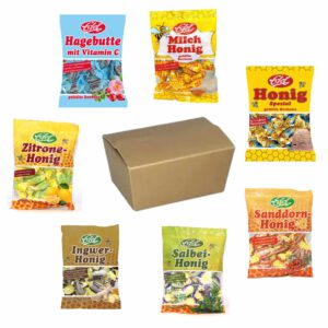 Bonbons im Karton